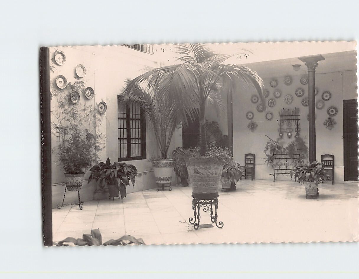 Postcard Typical Courtyard Cordoba Spain