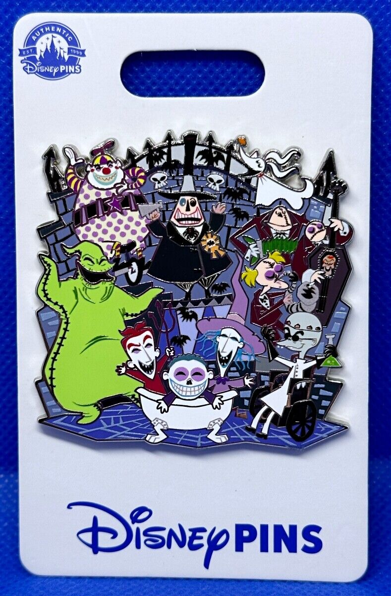 Disney Parks Supporting cast NIGHTMARE BEFORE CHRISTMAS NBC cluster PIN - NEW