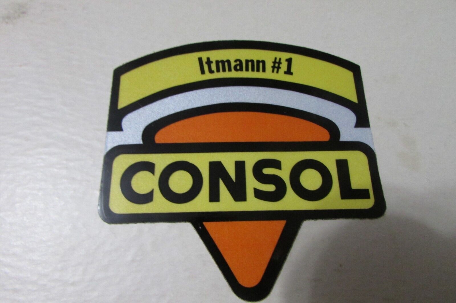 CONSOL COAL CO Itmann 1 - COAL MINING STICKER-DECAL - WHITE BACK -