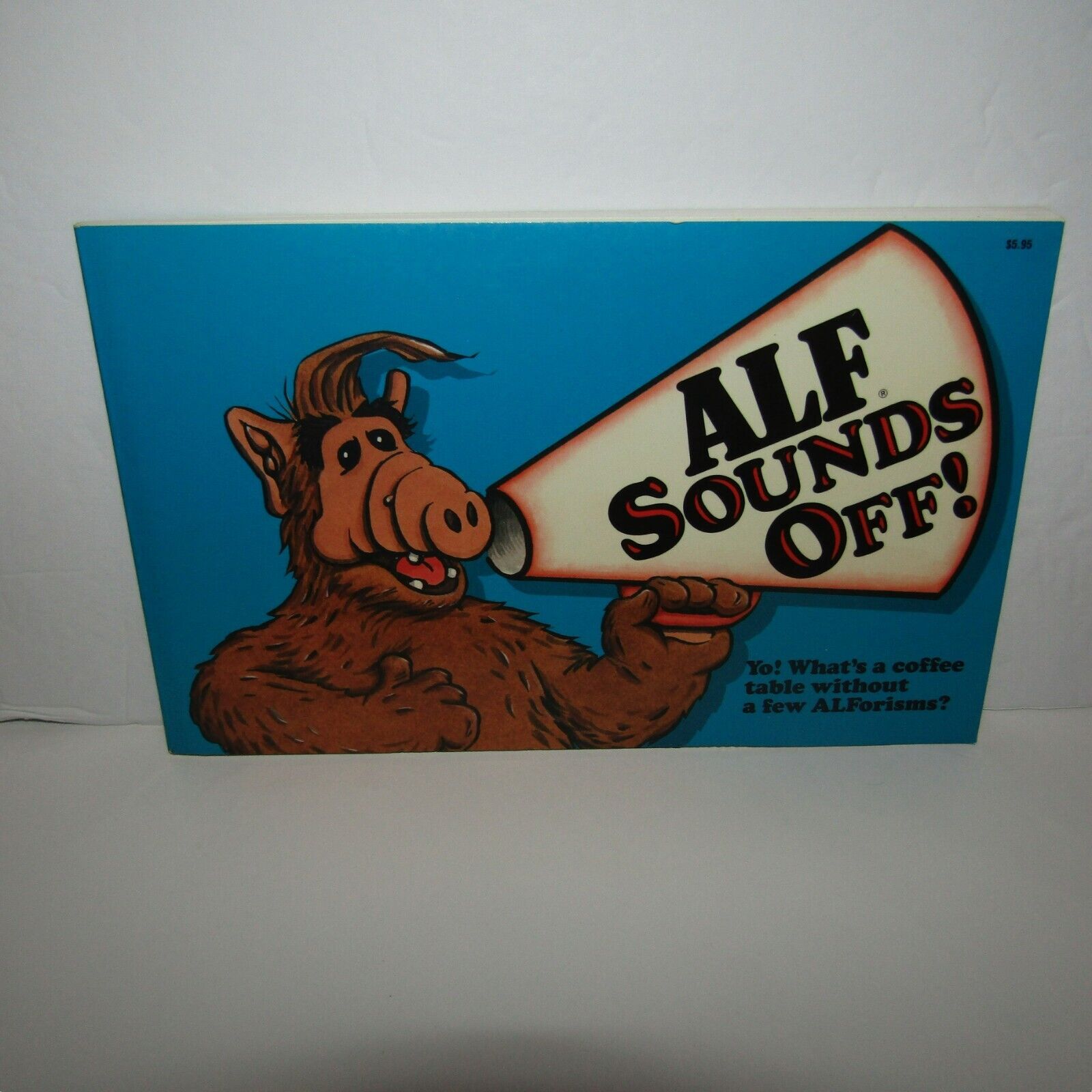 Vintage ALF Sounds Off Book (Checkerboard Press, 1987)