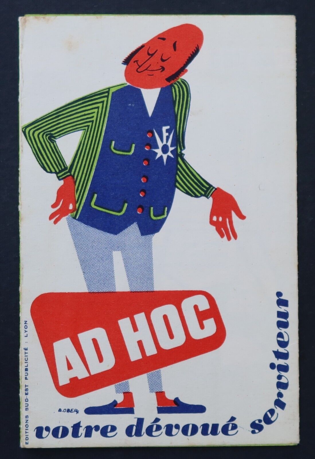 AD HOC Advertising Brochure Your Dedicated Servant BOURGOIN Isère Ironing Table