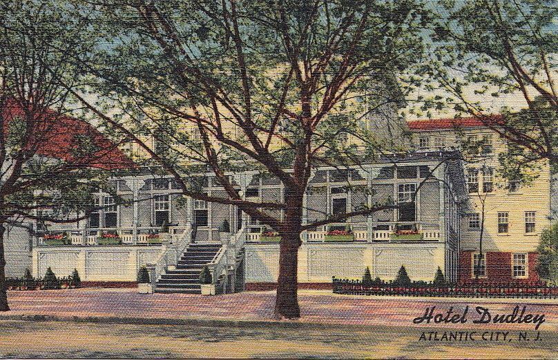 Postcard Hotel Dudley Atlantic City NJ 