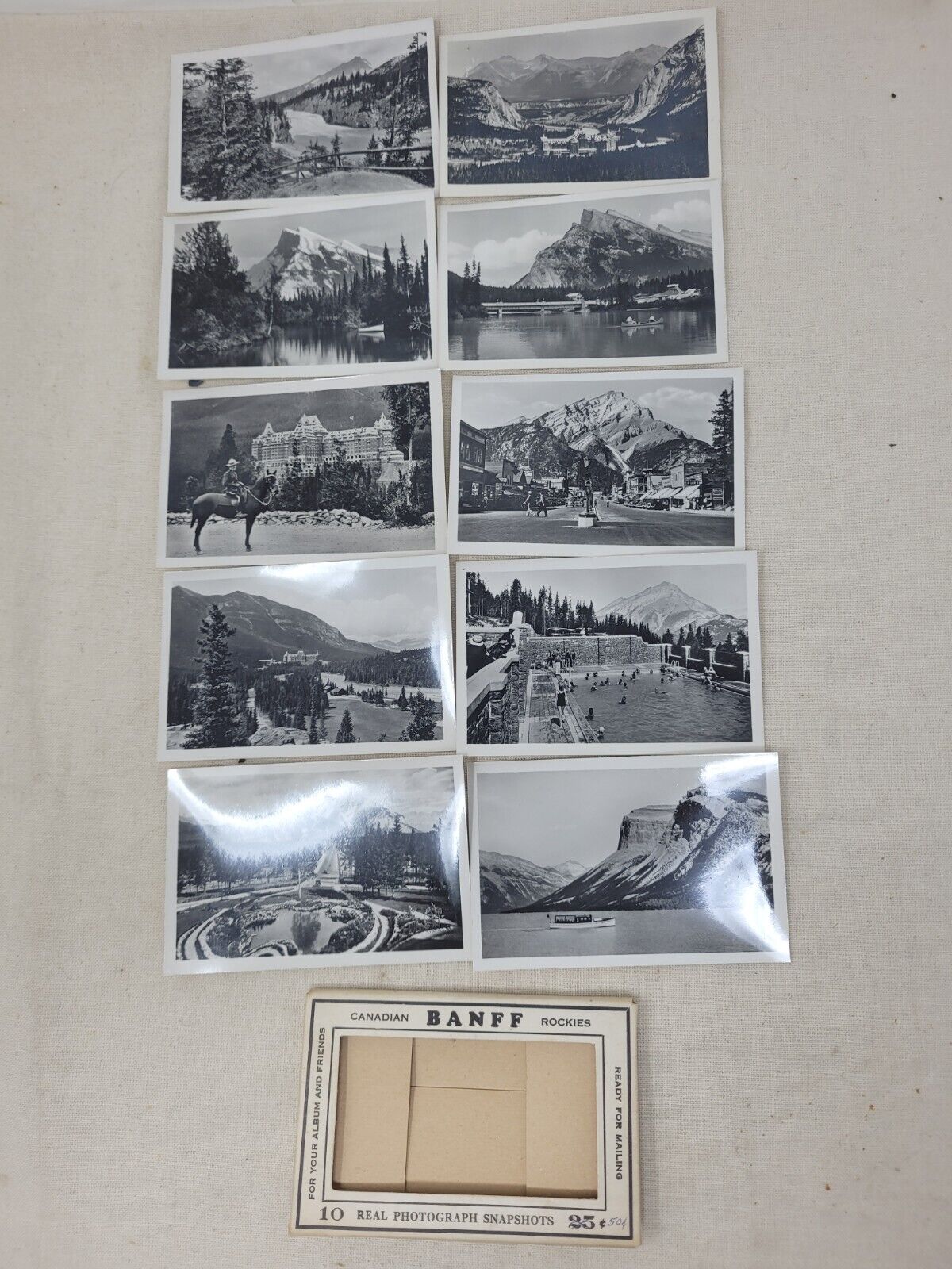 vintage the coast publishing co. banff canadian rockies post cards  10 cards 