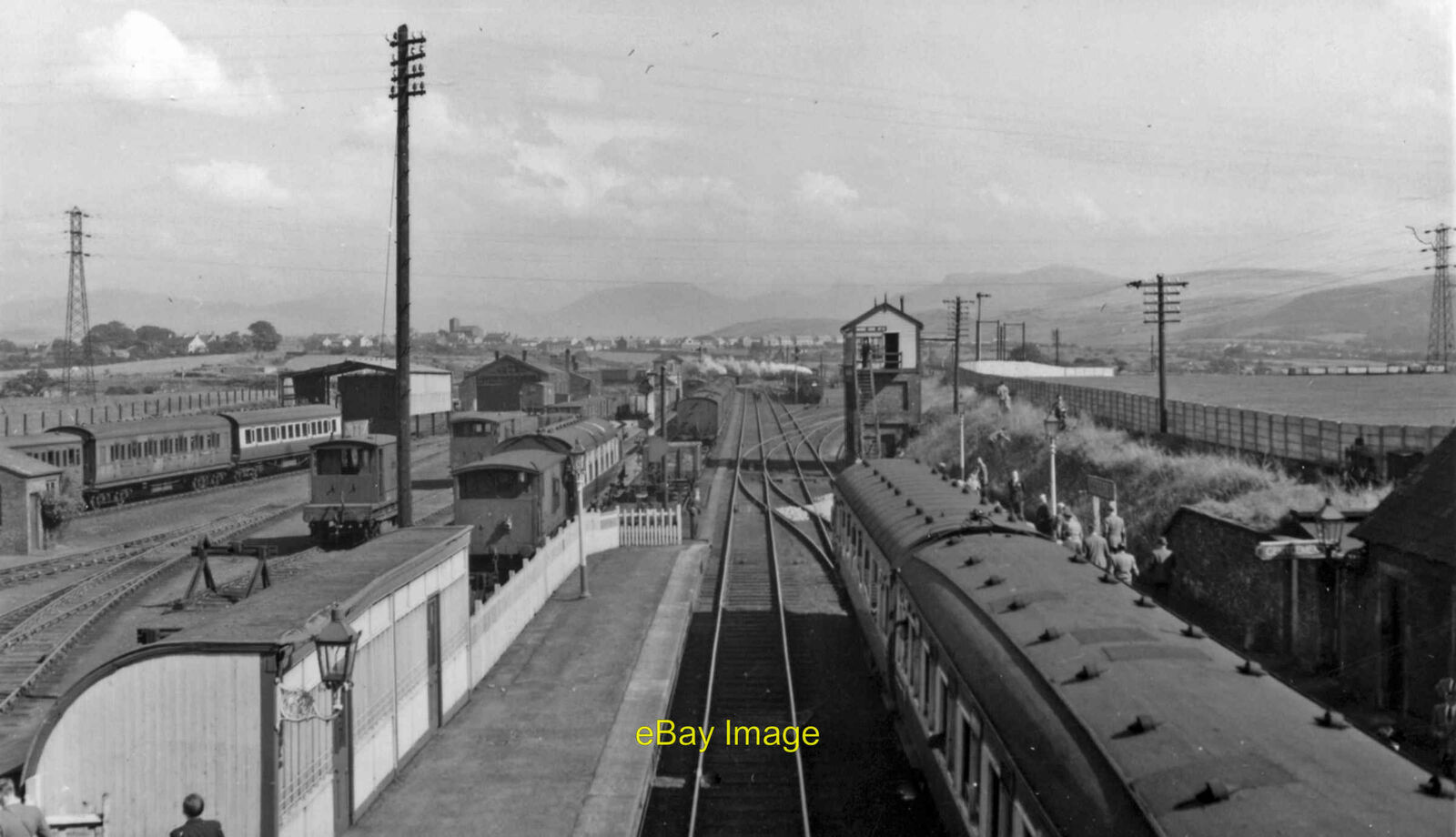 Photo 6x4 Moor Row station, ex-Whitehaven, Cleator & Egremont Railway 195 c1954