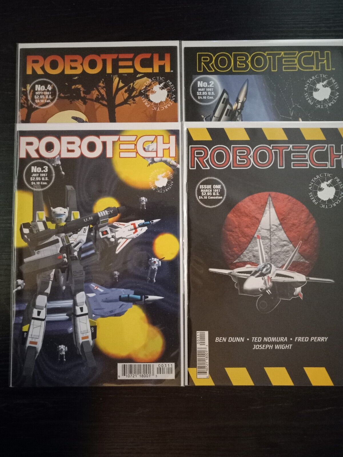 Robotech #1-4 Antarctic Press  (1997)