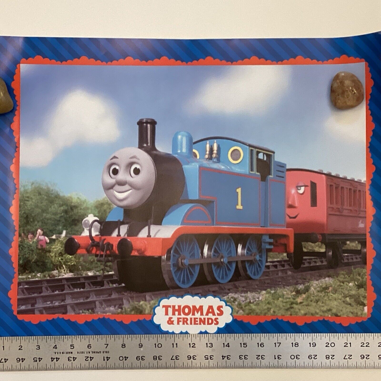 Vintage Thomas the Train Thomas & Friends Poster 18 x 24 Gullane 2003, NEW