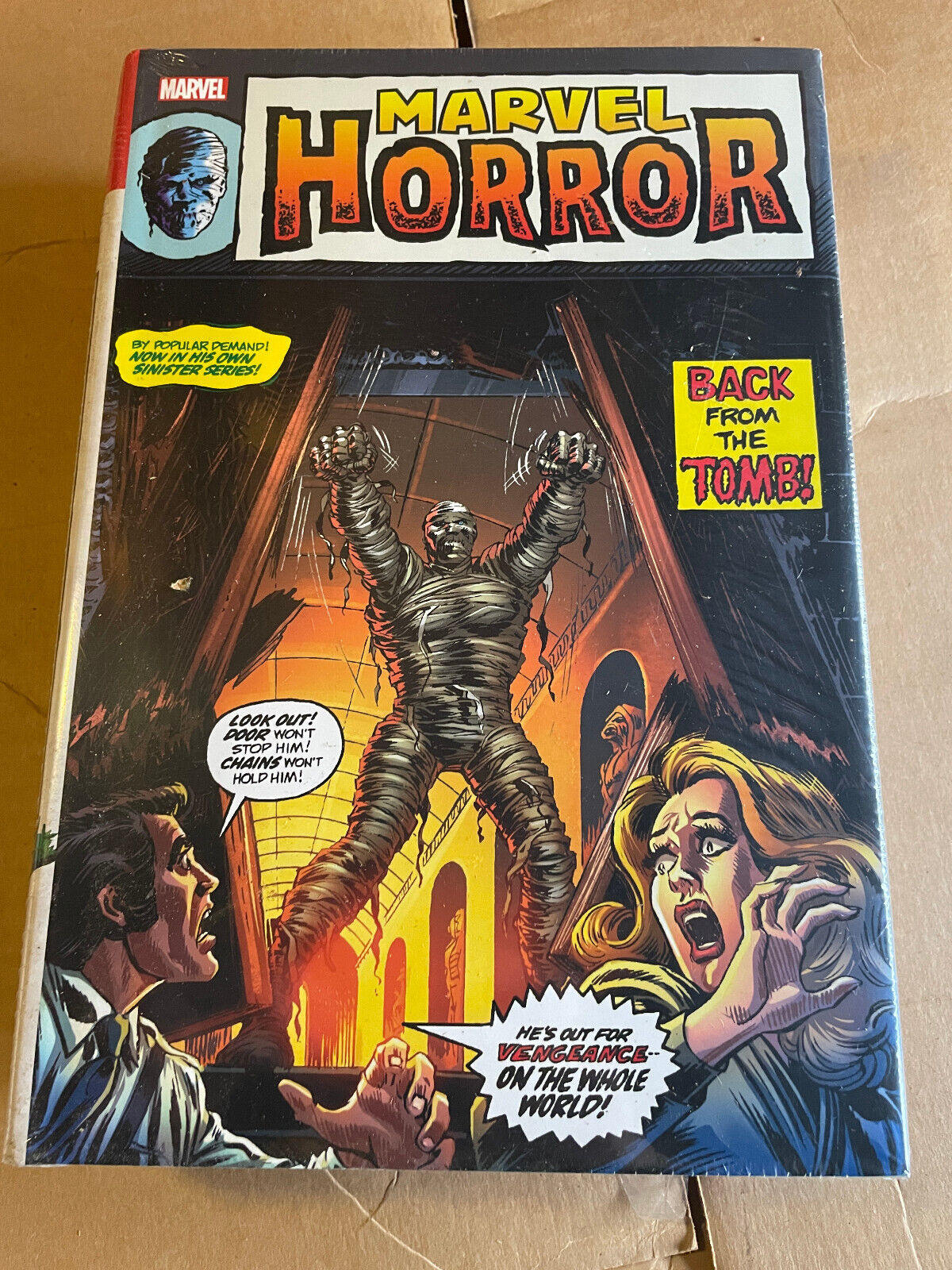 Marvel Comics Horror Omnibus HTF Hardcover Book Living Mummy Brother Voodoo