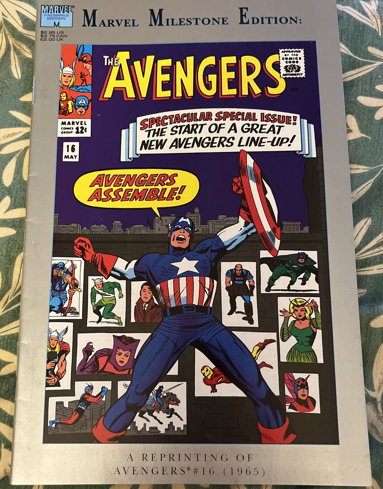 Marvel Milestone Edition The Avengers: Reprint -Avengers #16 Vol 1 No 16 Oct ‘93