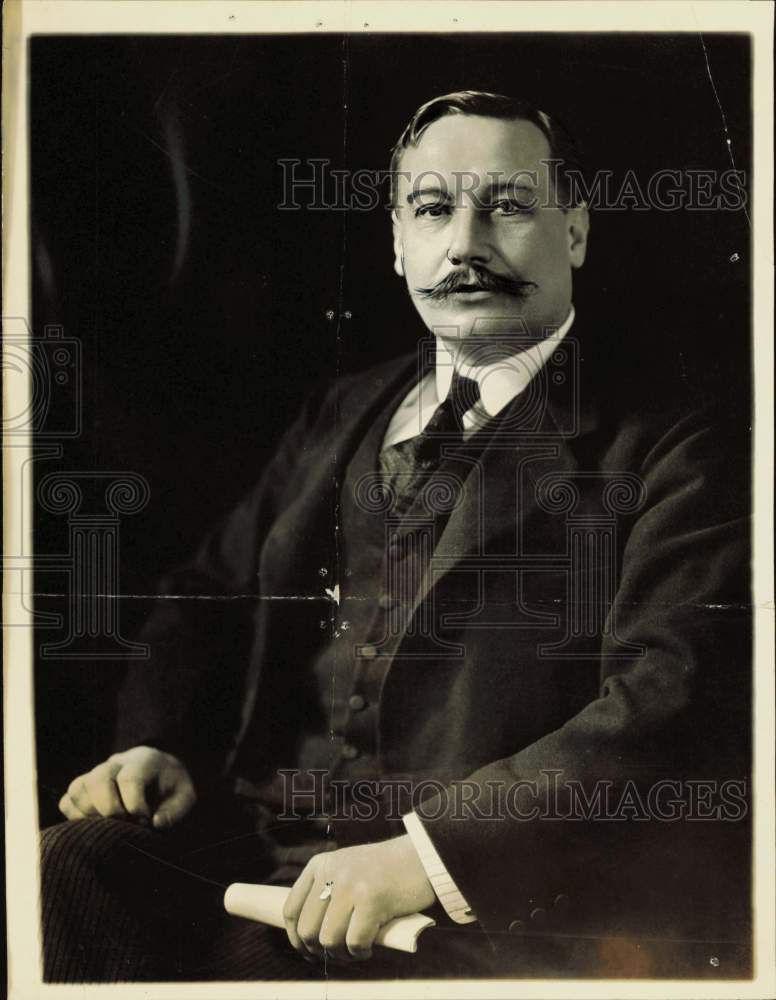 1922 Press Photo French envoy Henri Franklin-Bouillon at conference in Mudania