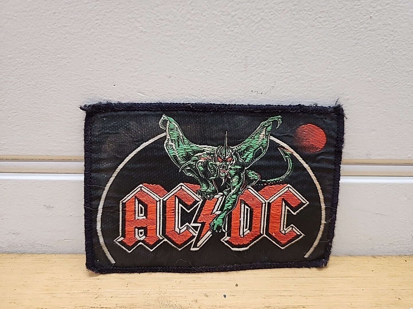 Vintage ACDC Sew On Patch - Monsters Of Rock 1990s