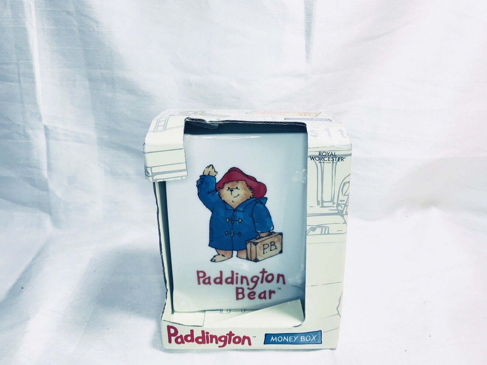 Paddington Iconic Classic Bear Royal Worcester Money Bank Decor Toys