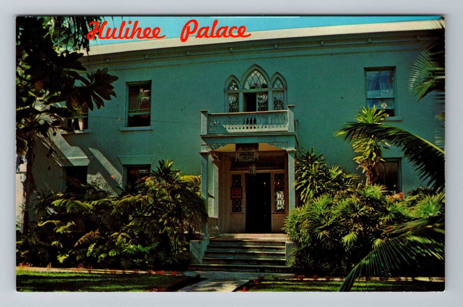 Hilo HI-Hawaii, Hulihee Palace, Summer Home, Vintage Postcard