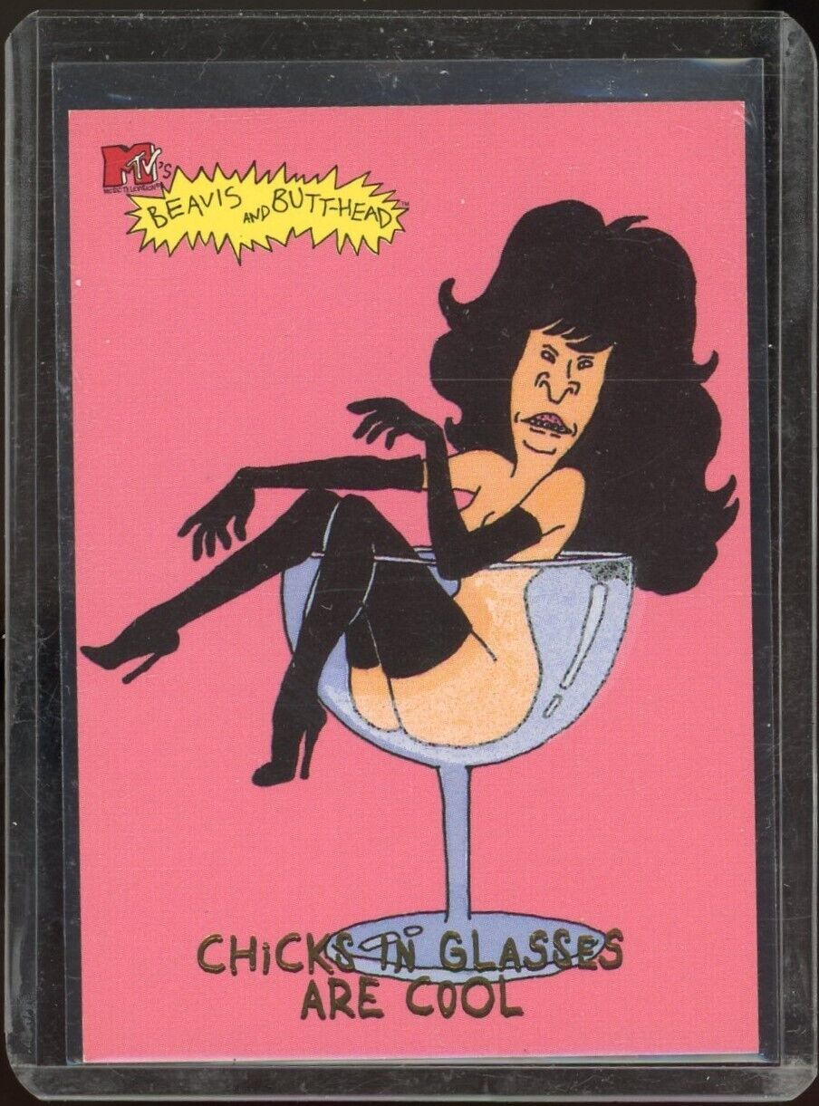 1994 MTV's Beavis and Butthead Chicks in Glasses are Cool  #0696 of 10 NM-MT