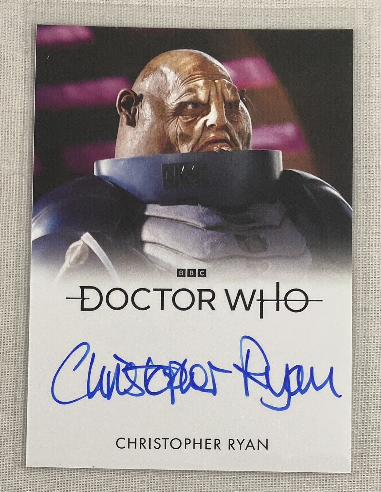 2023 Doctor Who Series 1-4 Full Bleed Autograph (Christopher Ryan as Gen. Staal)