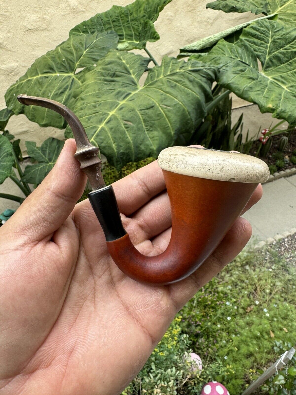 Vintage Calabash Gourd Tobacco Pipe