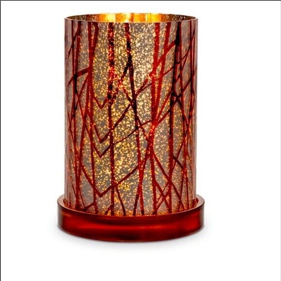 Partylite Shimmering Trees  Hurricane -- Brand New in box.
