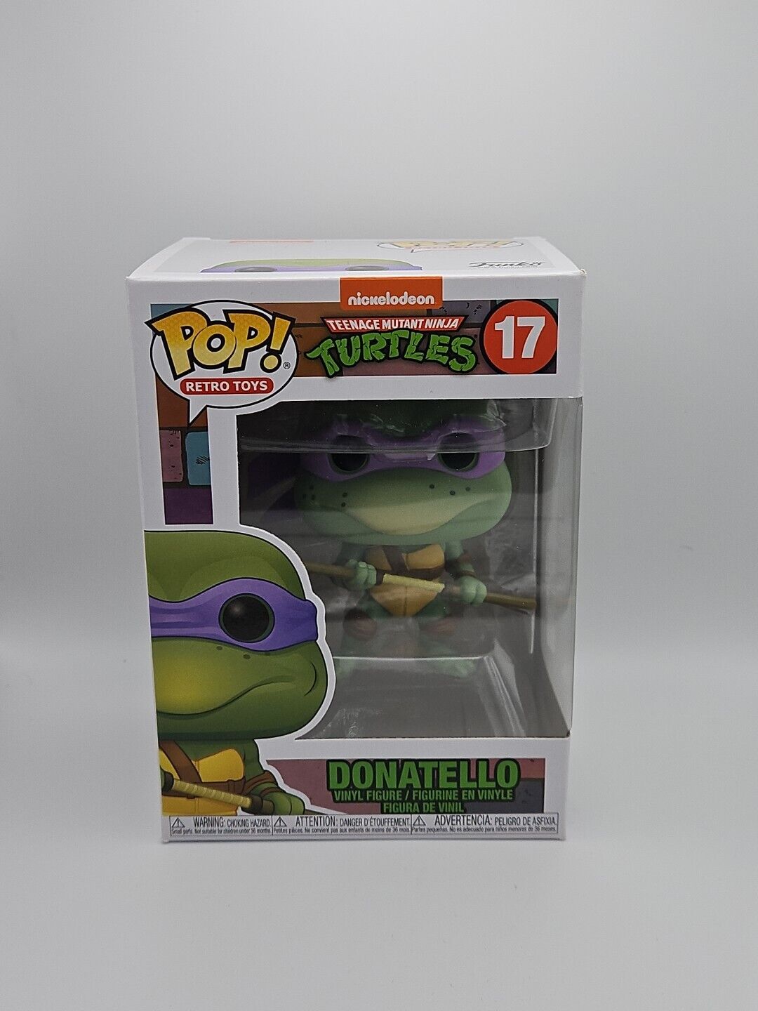 Funko Pop Retro Toys Nickelodeon’s Teenage Mutant Ninja Turtles Donatello #17