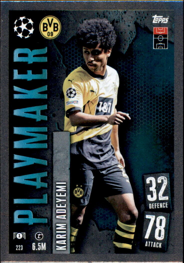 Champions League 2023/24 Trading Card 223 - Karim Adeyemi - Playmaker