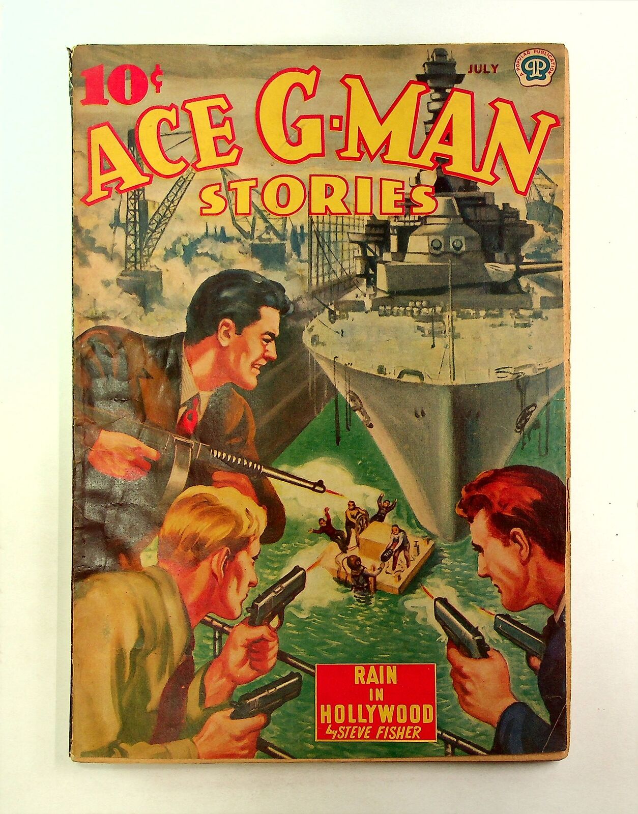 Ace G-Man Stories Canadian Edition Jul 1944 Vol. 9 #13 GD/VG 3.0 TRIMMED
