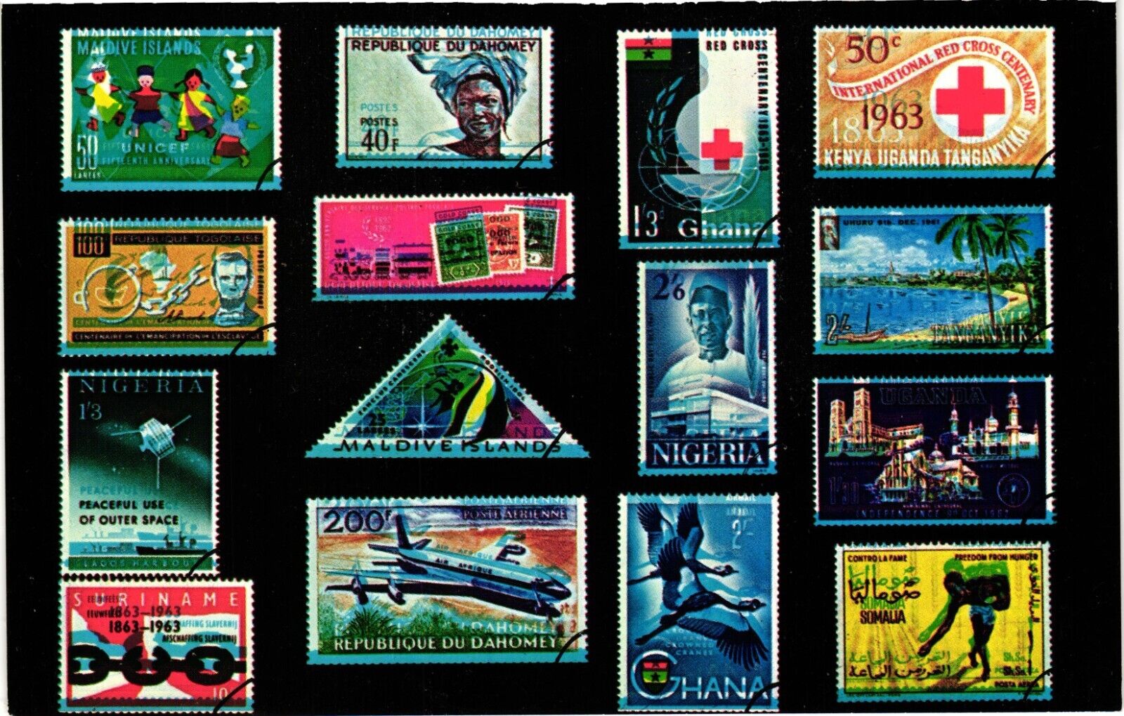 Greetings from My Favorite Stamp Show 1963 Postcard Unused
