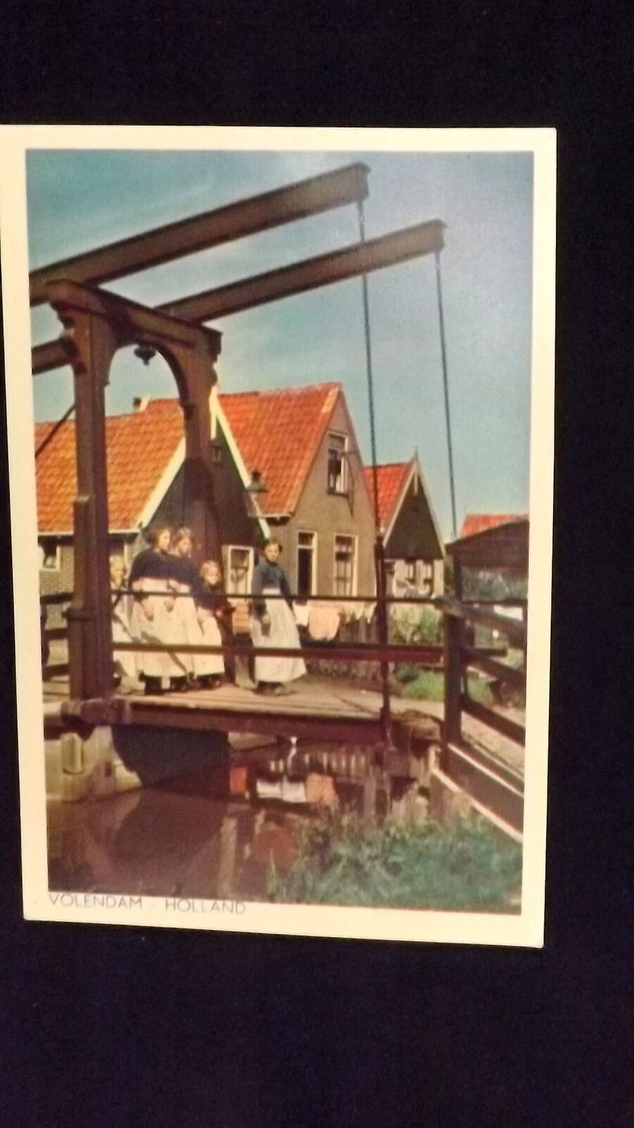 1950\'s Postcard Children Volendam Holland 17c