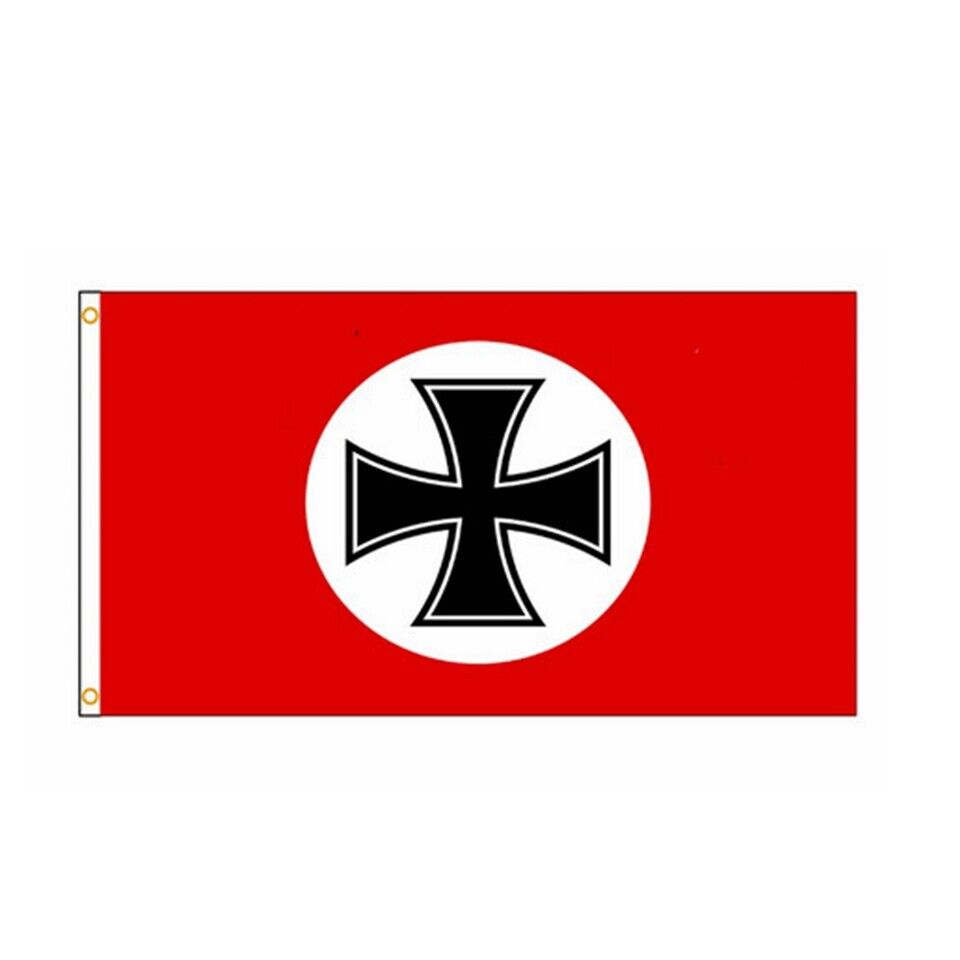 90X150Cm Polyester German Empire Reich Eagle Iron Cross Flag Outdoor Decor