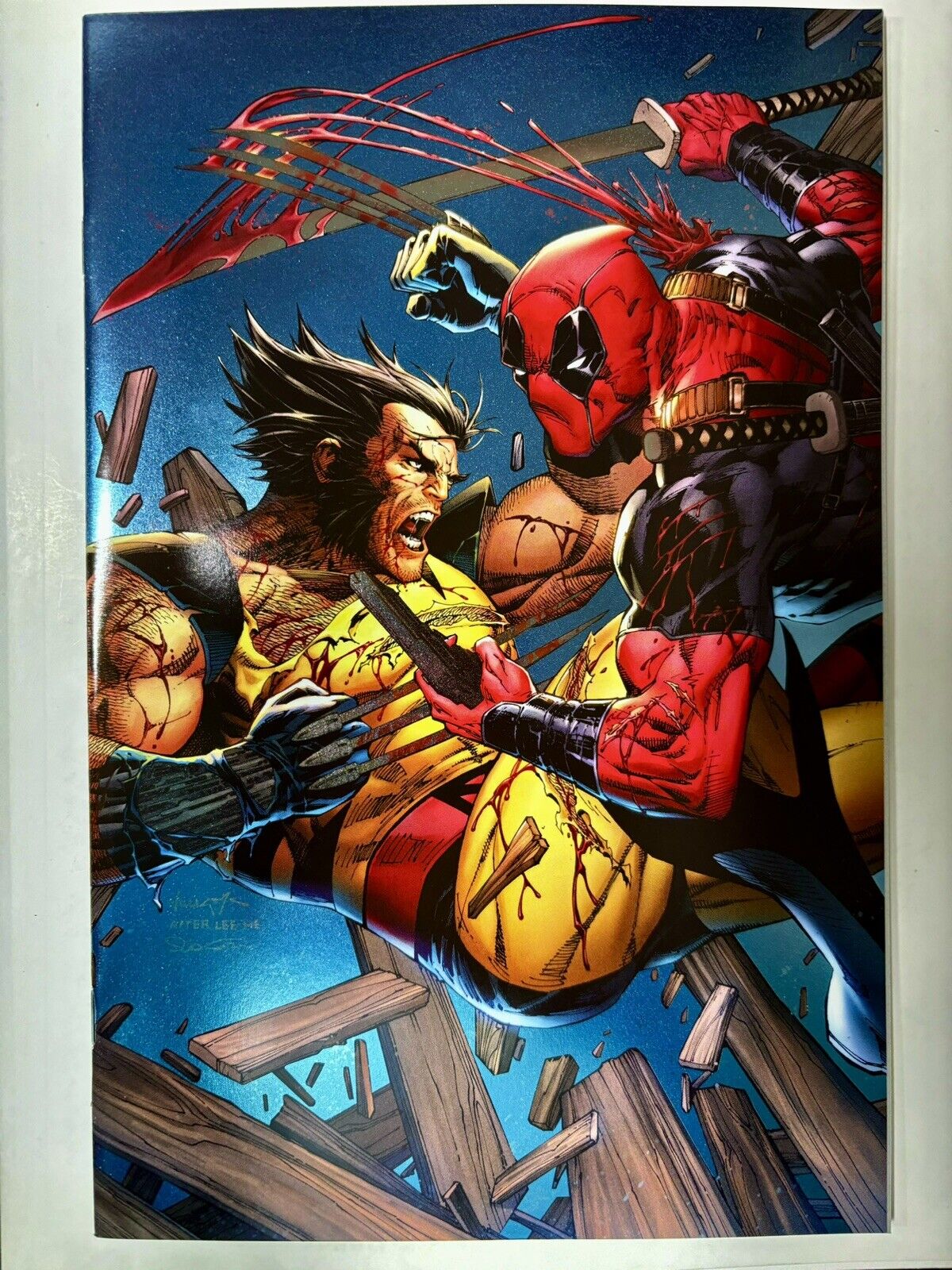 X-Men #26 Scott Williams NYCC 2023 Exclusive Virgin Foil X-Men #5 Homage.