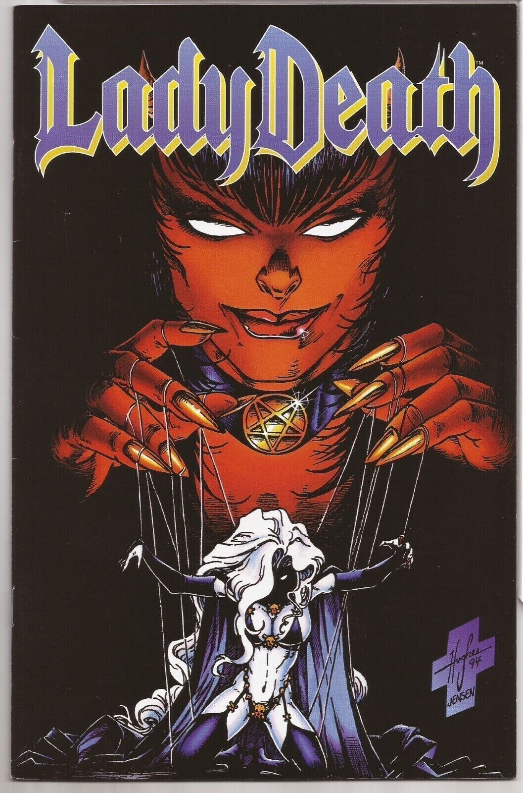Lady Death II: Between Heaven and Hell #3 (1995) Chaos Comic Steven Hughes Cover