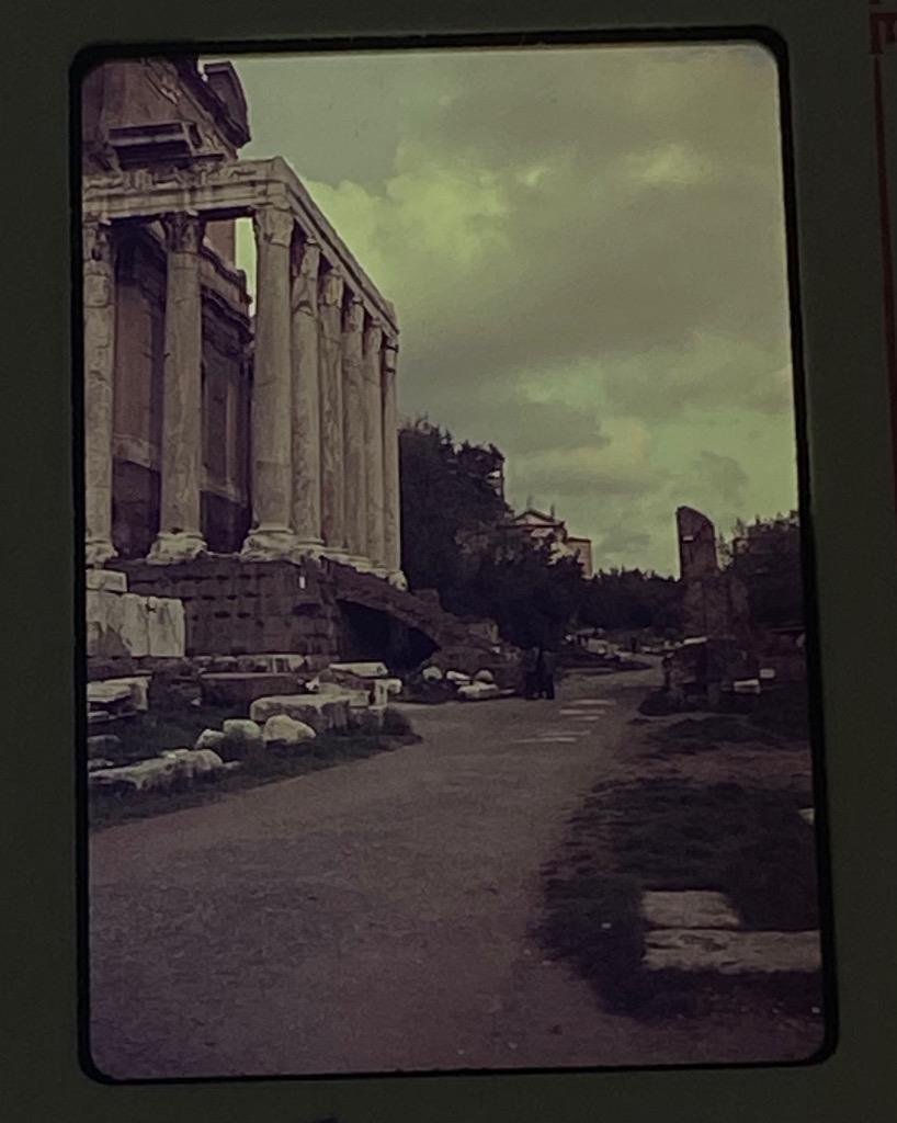 Roman Forum Italy 1950\'s 1960\'s 2x2 Slide