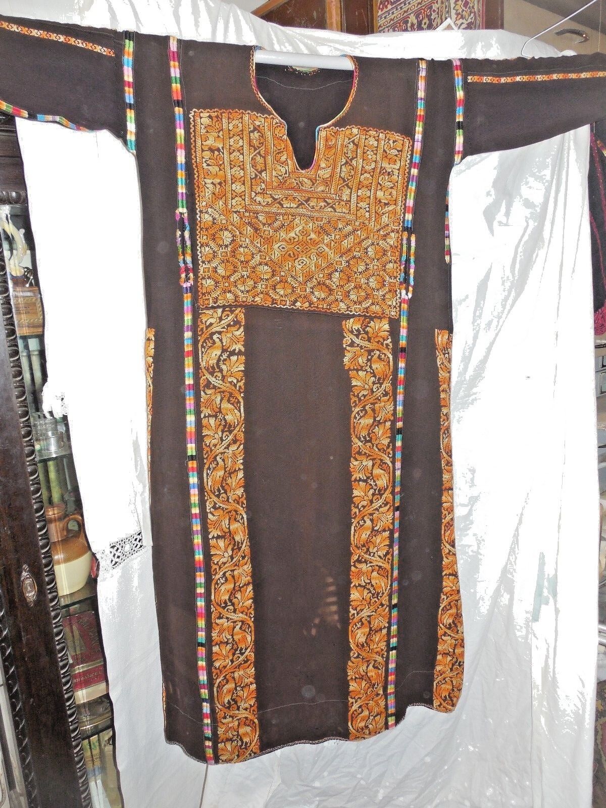 Authentic Vintage Ethnic Palestinian  Dress Kaftan