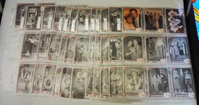 I Love Lucy 110 Trading Cards Complete Set Pacific 1991 Pink Border Ball SLEEVED