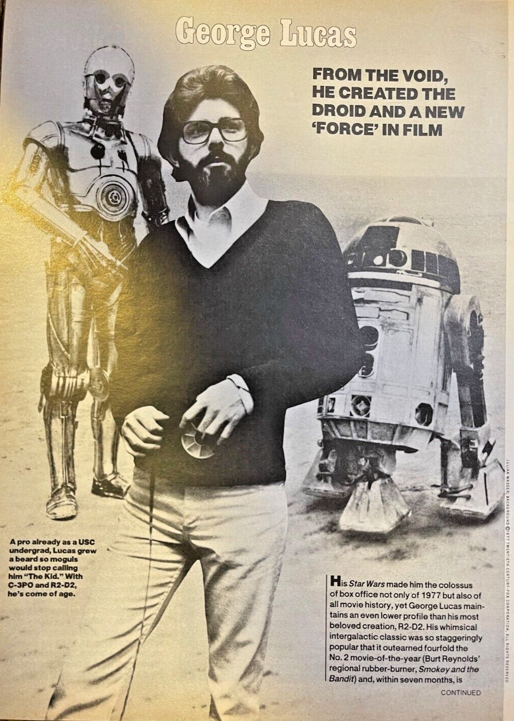 1978 George Lucas Director Star Wars