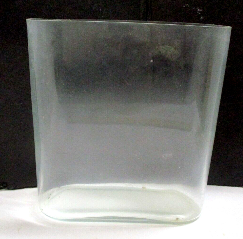 Vintage Oval Glass Insert? Planter? Vase?
