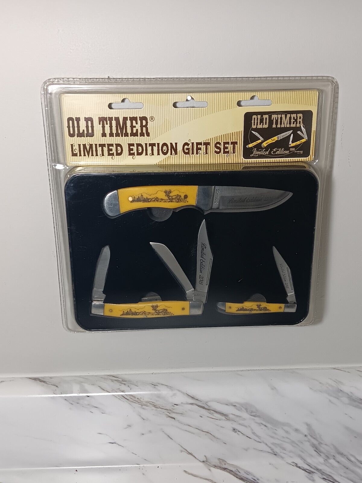 SCHRADE Old Timer Limited Edition Gift Set Pocketknives NEW SEALED