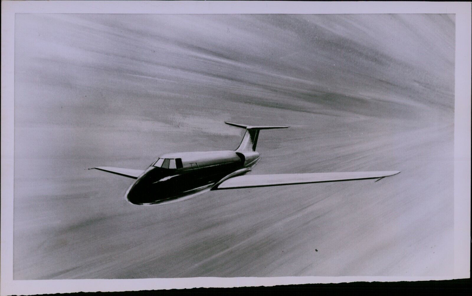 LG842 1958 Original Photo NEW JETLINER Handley Page Company London Plane Sketch