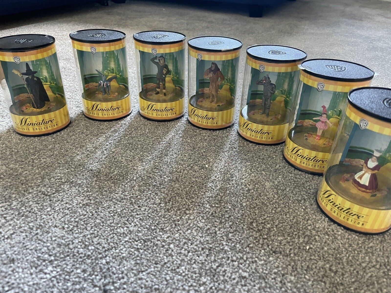 WB 1999 Miniature Classic Collection Wizard Of Oz - Lot Of 7