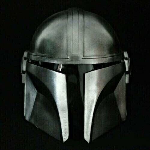 Mandalorian Helmet Star wars Hard Helmet Replica Medieval Steel Armor Helmet