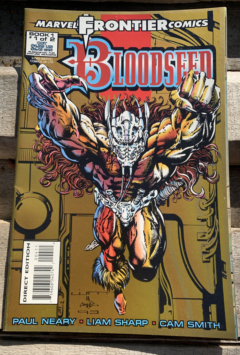 BLOODSEED #1  FIRST APPEARANCE  MARVEL FRONTIER COMIC 1993  NEW UNREAD STORED 😎
