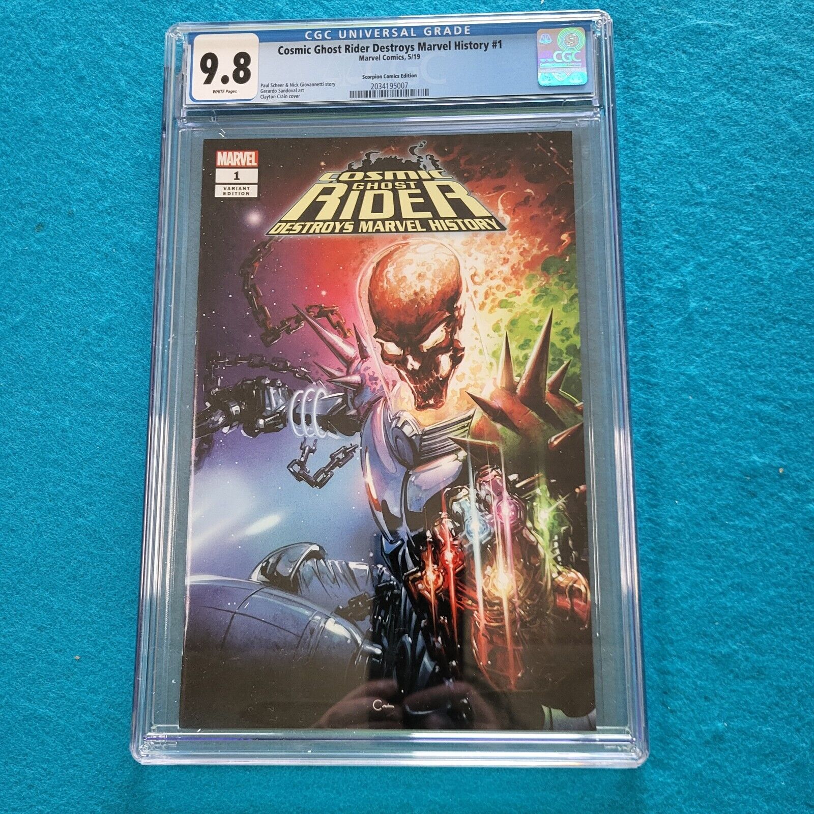 Cosmic Ghost Rider Destroys Marvel History #1 -Scorpion Comics Edition
