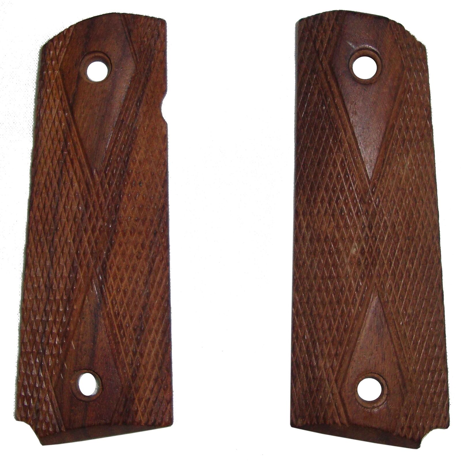 Wwii Us M1911 / 1911 .45 Wooden Pistol Grips - Reproduction