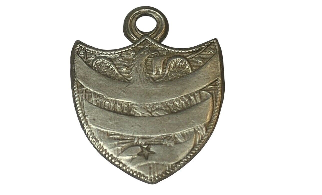 Antique Army ID Tag Pat. December 1868 Eagle & Star Shield Return & Be Rewarded