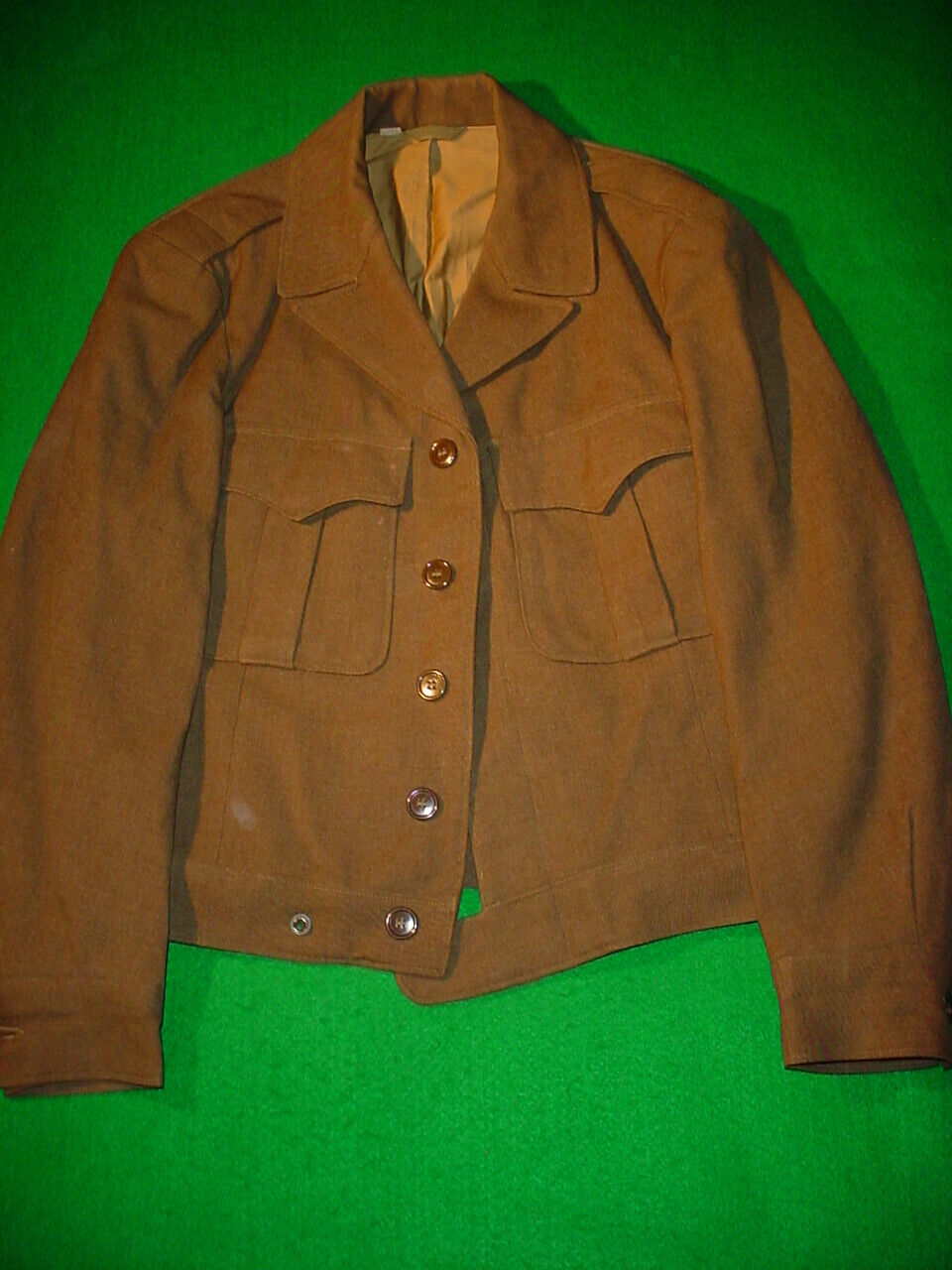 WW2 US Army EM Ike Jacket, 1944 QM Tag