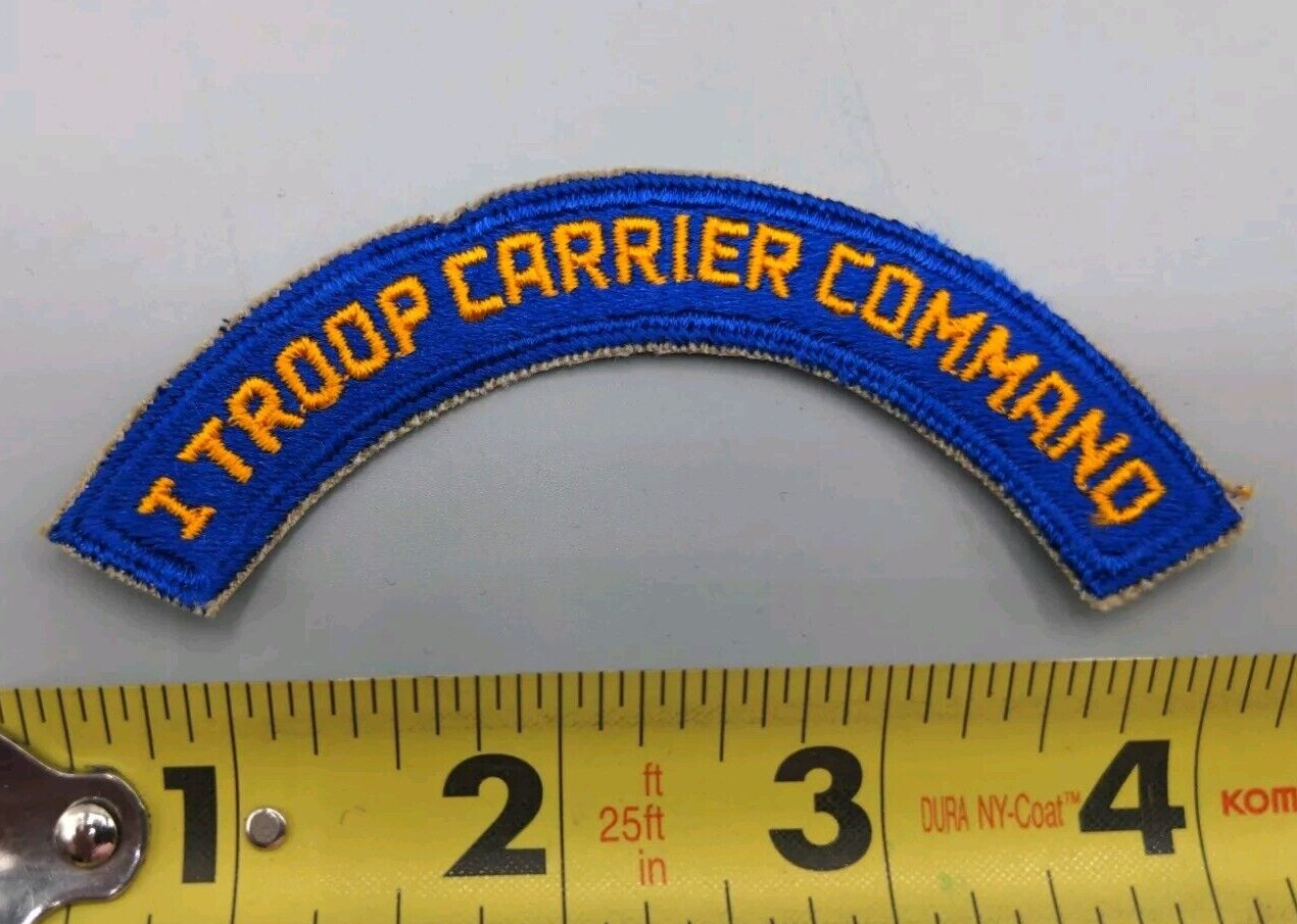 WW2/II US Army I Troop Carrier Command patch NOS.