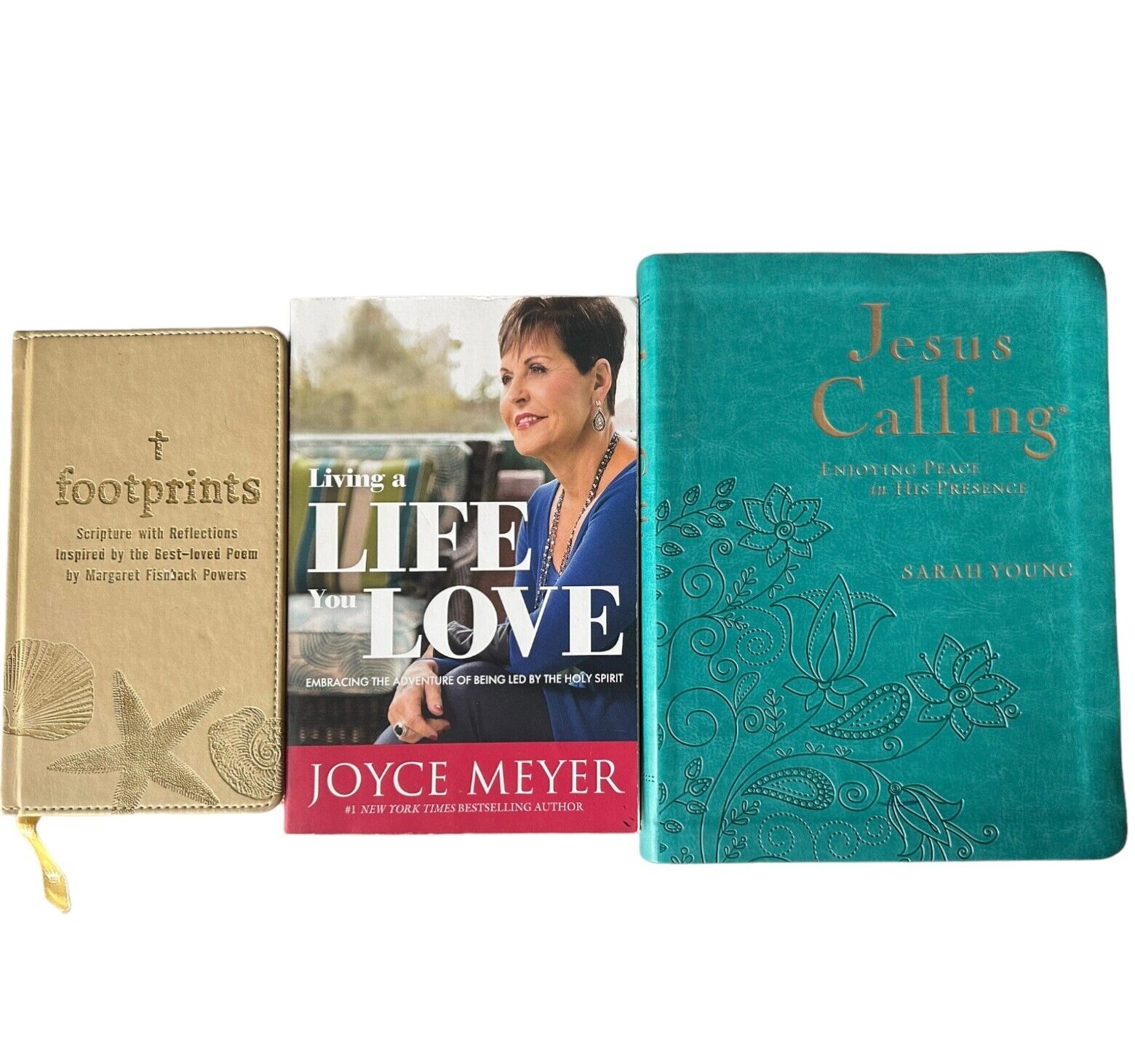 Inspirational Religious Christian Jesus Books x3 Joyce Meyer Praise Bible Study