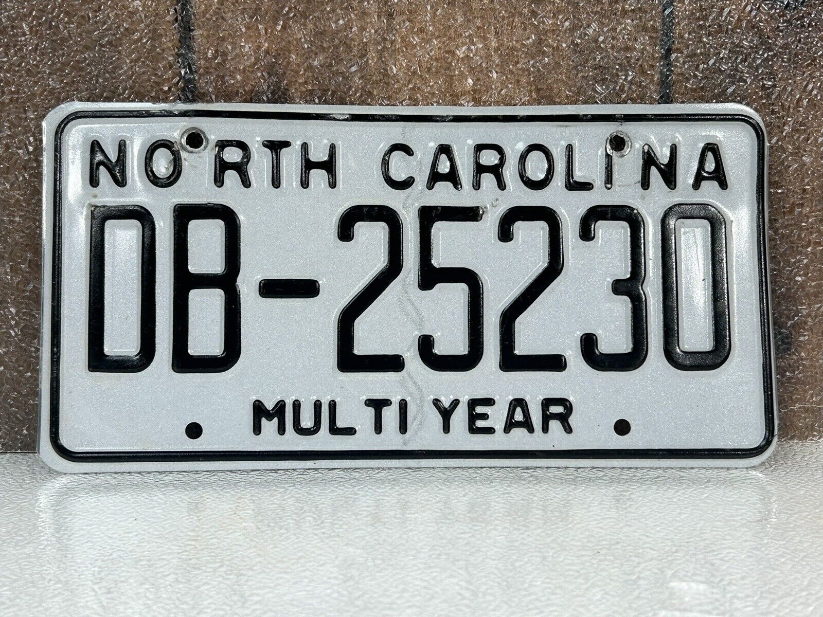 NC North Carolina Trailer License Plate Tag Multi Year