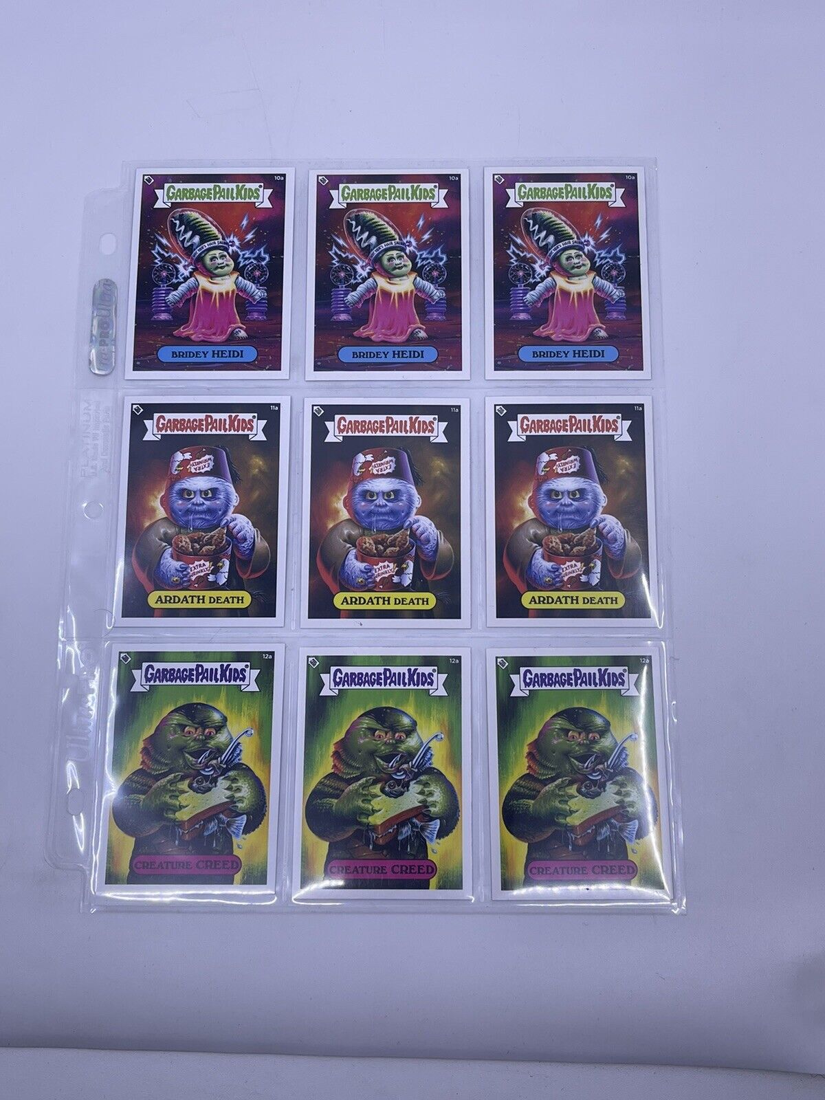 2019 Topps Garbage Pail Kids x Universal  Super7 SDCC 24 Card Set All 3 Editions
