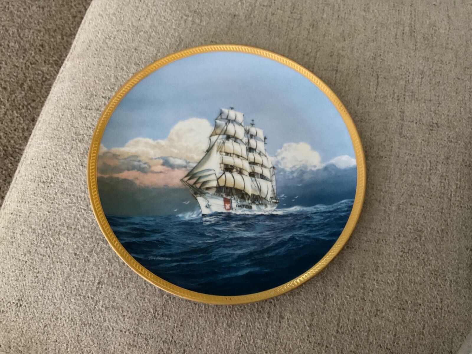 Eagle - By Tom Freeman -  America's Greatest Sailing Ships 1987 Collector Plate