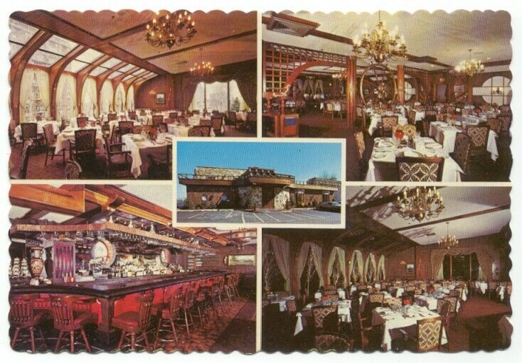 Fort Lee NJ Harbor House Restaurant Vintage Postcard ~ New Jersey