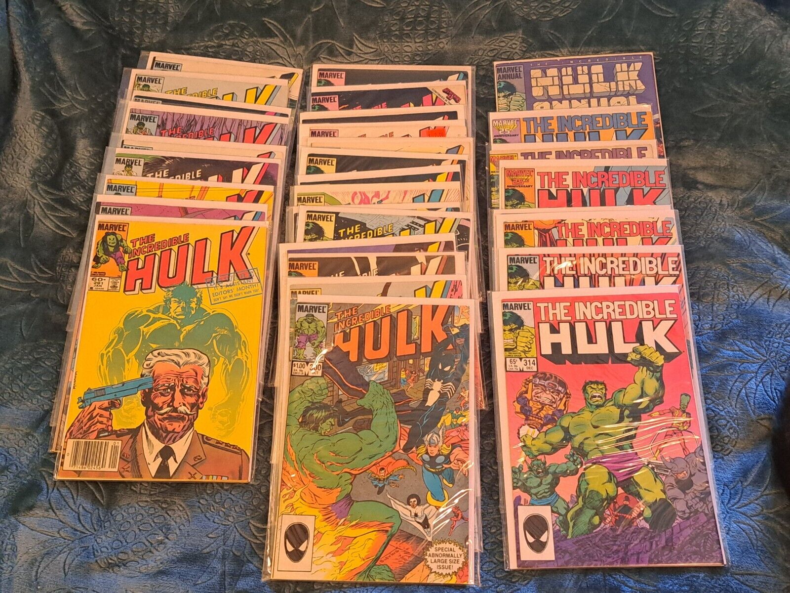 Incredible HULK Huge Lot of 31 Issues 291-320 + Annual 13 Straight run Byrne