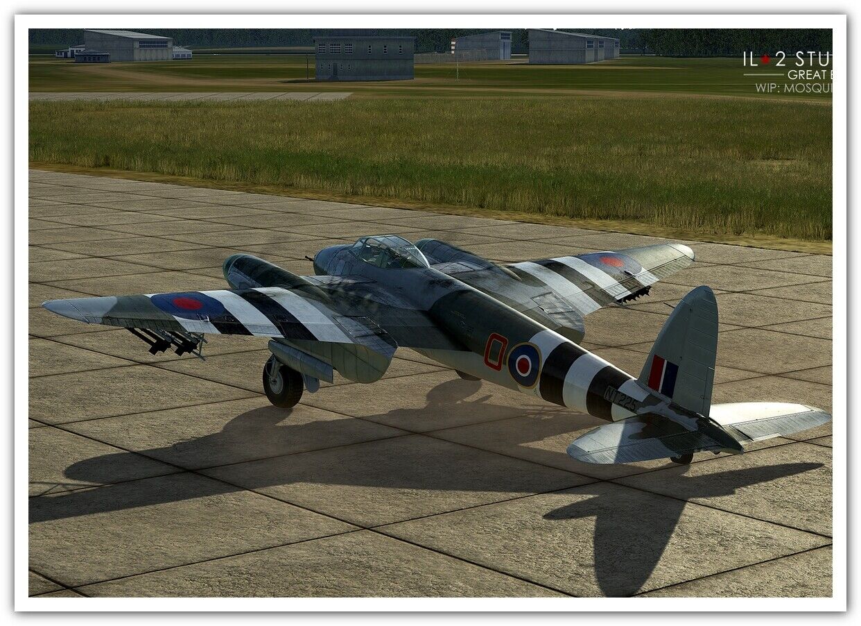 aircraft_airplane_De Havilland Mosquito_video games_World War II_IL-2 Sturmovik
